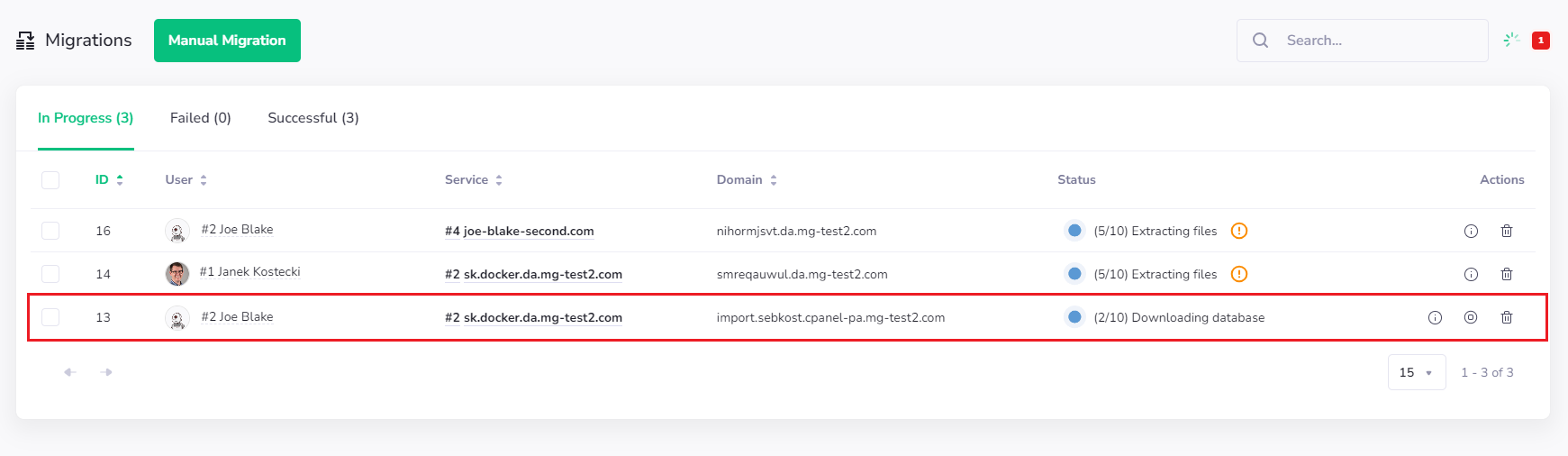 Automatic migrations - PanelAlpha Documentation